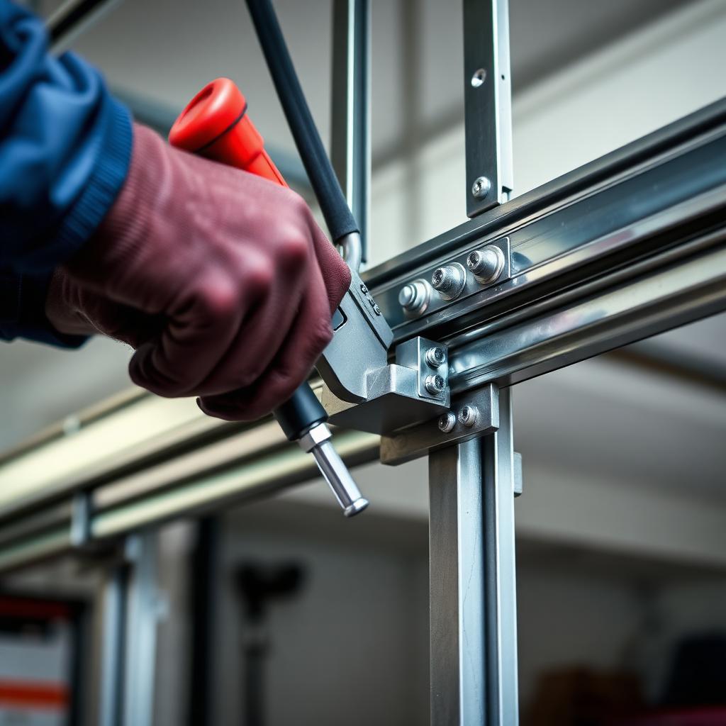 Professional garage door installation service by certified technician